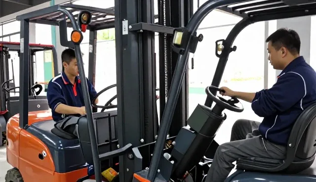 成都成峰叉车机械设备有限公司带来项目现场应用中的电动叉车体验